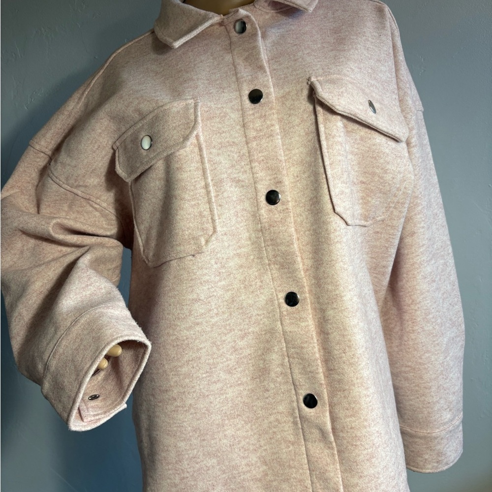 Sonoma Women's Dusty Pink Utility Jacket Size XL